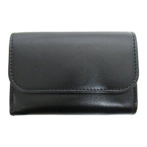 Chloe Wallet Tri Leather Black fold